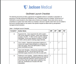Launch Checklist